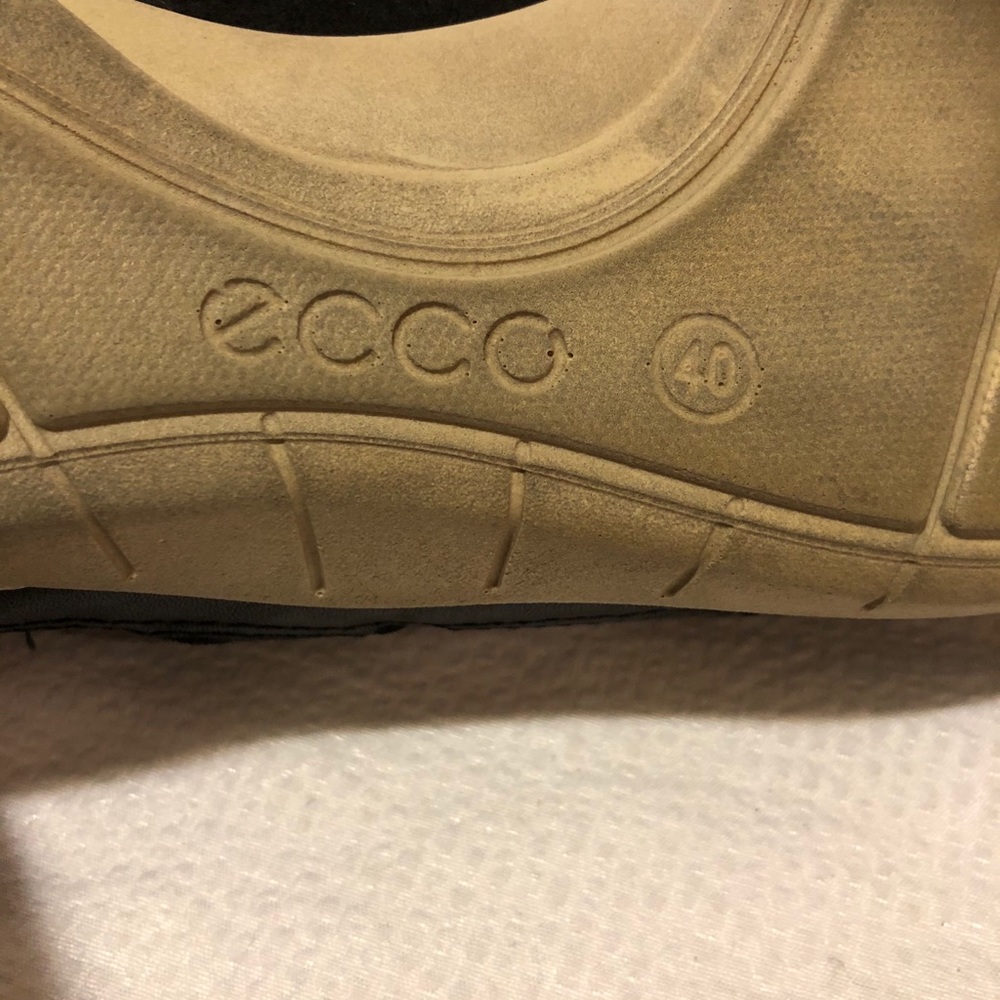 Ecco Gray Comfort Foam Strapped Slip On Sneakers - Picture 8 of 8